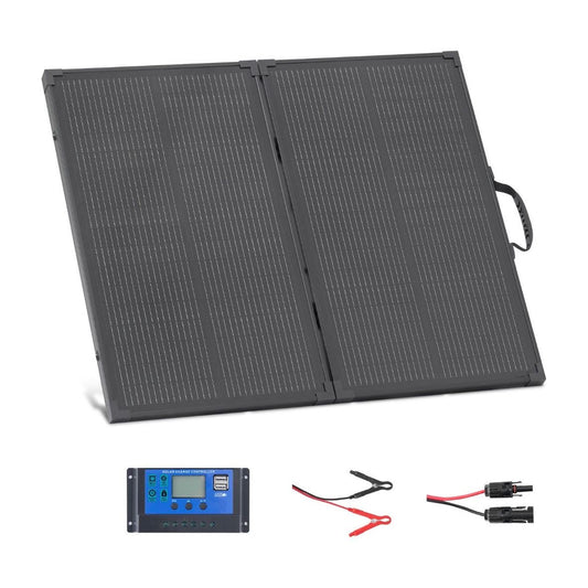 Faltbares Solarpanel 100W 30A-Regler Tragbares Mono Solarmodul