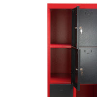 Schließfachschrank 12 Fächer Spind Schrank Schließfach Regal