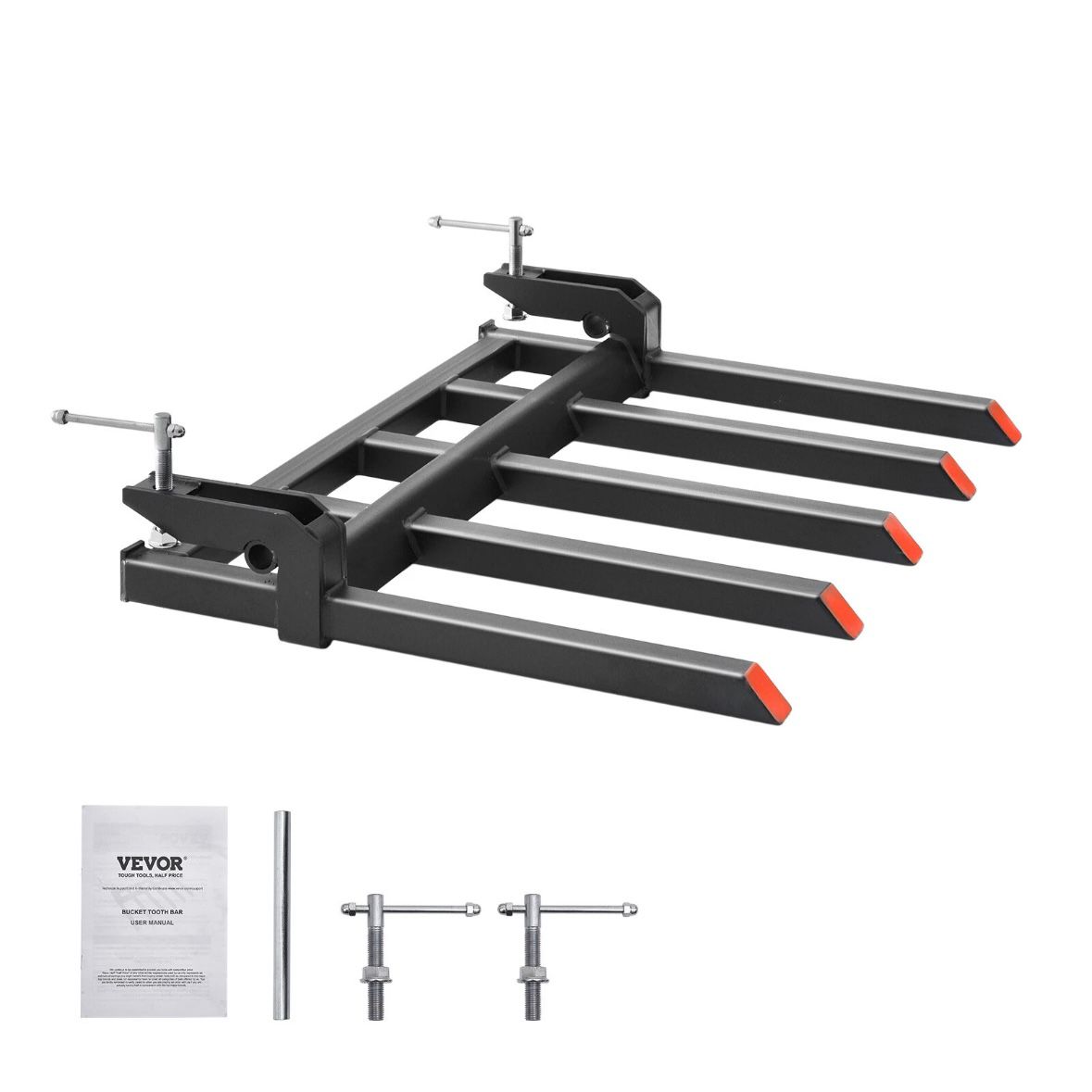 Palettengabel Gabelträger Gabelzinken Frontlader 1200kg Zinken