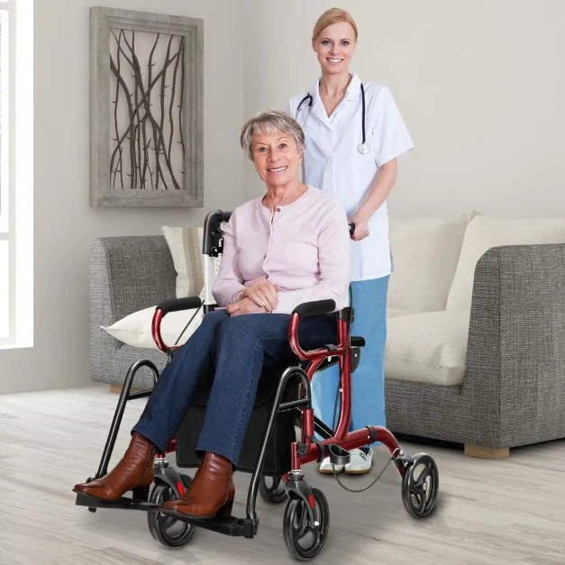 2in1 Seniorenrollator Seniorenrollstuhl Rollstuhl Senioren