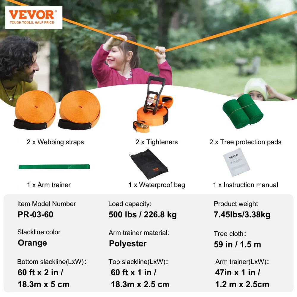 Slacklines Spielset Freizeit Outdoor Spielgeräte Set