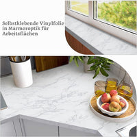 Marmor Klebefolie 10mx60cm Selbstklebend Möbelfolie Küchenfolie Tapete