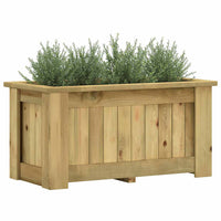 Hochbeet 100x50x50 cm Kiefernholz Pflanzkasten Garten Gemüsebeet