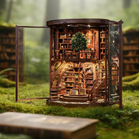 DIY Book Nook Miniatur Bibliothek LED Beleuchtung Dekoration