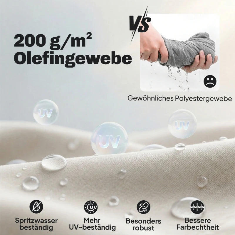 Gartenmöbelset Sitzgruppe 2er Sofa 2 Sessel Beistelltisch