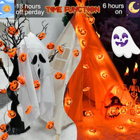 Halloween Lichterkette Kürbis Dekoration Beleuchtung