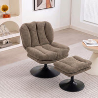 Loungesessel Hocker 360° Höhenverstellbar Sessel Möbel