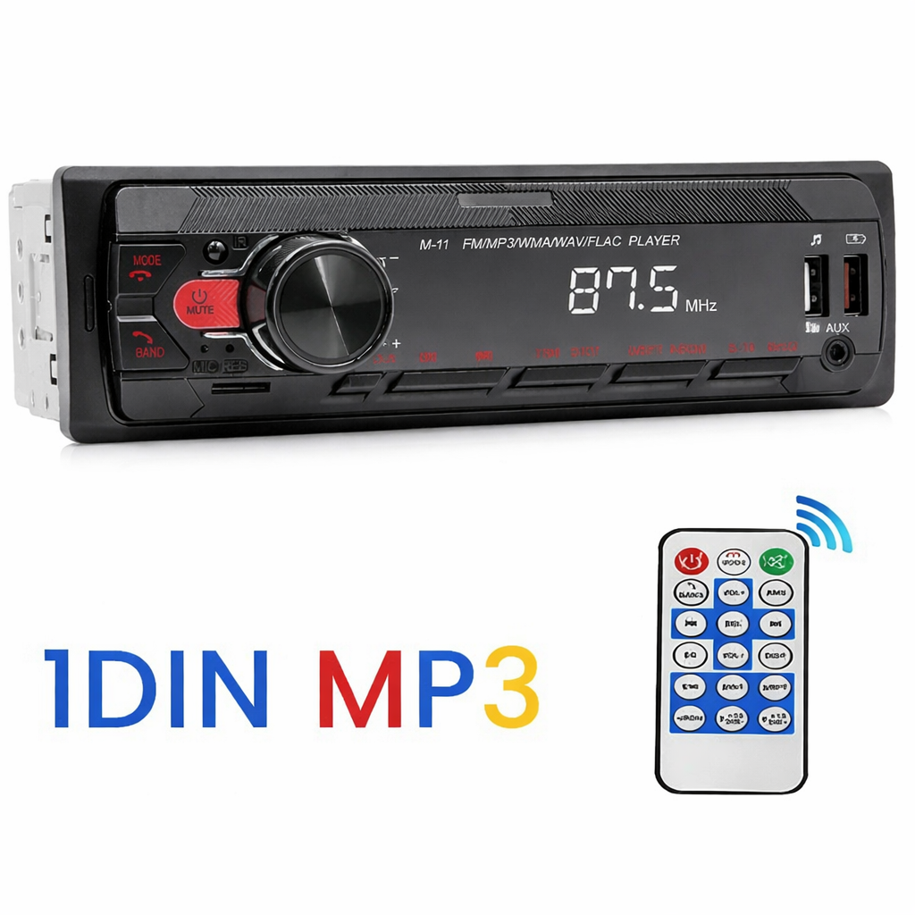 1 DIN Bluetooth Autoradio