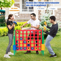 XXL Vier-Gewinnt Spiel Spielbrettsätze Outdoor Spielgeräte 120x42x104cm