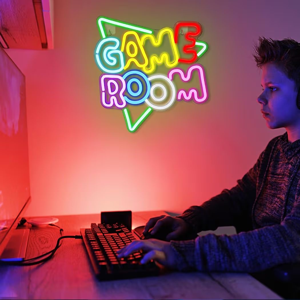 LED Neon Schild Game Room Neonlicht USB
