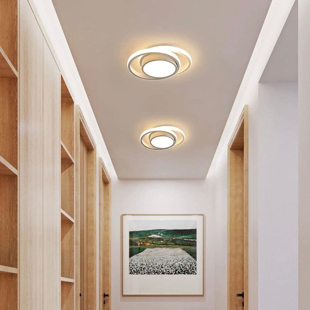 2x LED Deckenleuchte Deckenlampe Leuchte Treppenhaus