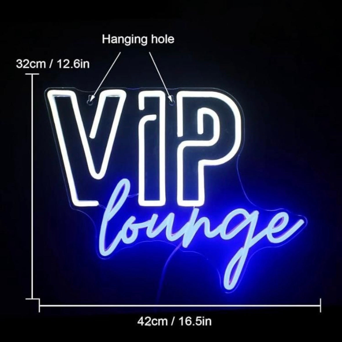 LED Neon Schild VIP Lounge