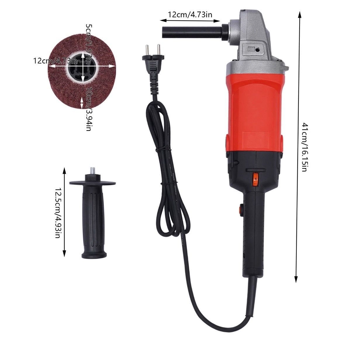1580w Satiniermaschine Bürstenschleifer Schleifmaschine