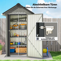 Metall Gerätehaus Geräteschuppen Gartenschuppen Gartenhaus Schuppen