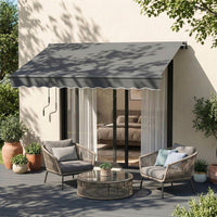 Gelenkarmmarkise Einziehbar 250x200cm Sonnenmarkise Terrassenmarkise