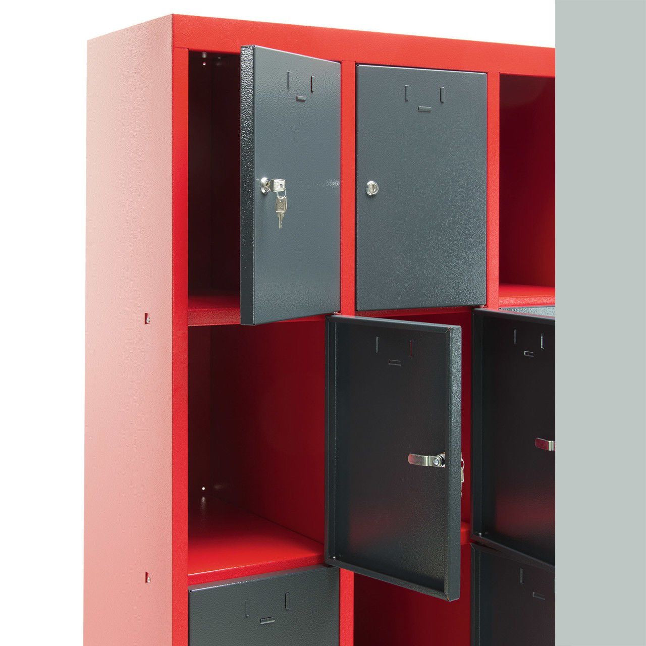 Schließfachschrank 12 Fächer Spind Schrank Schließfach Regal