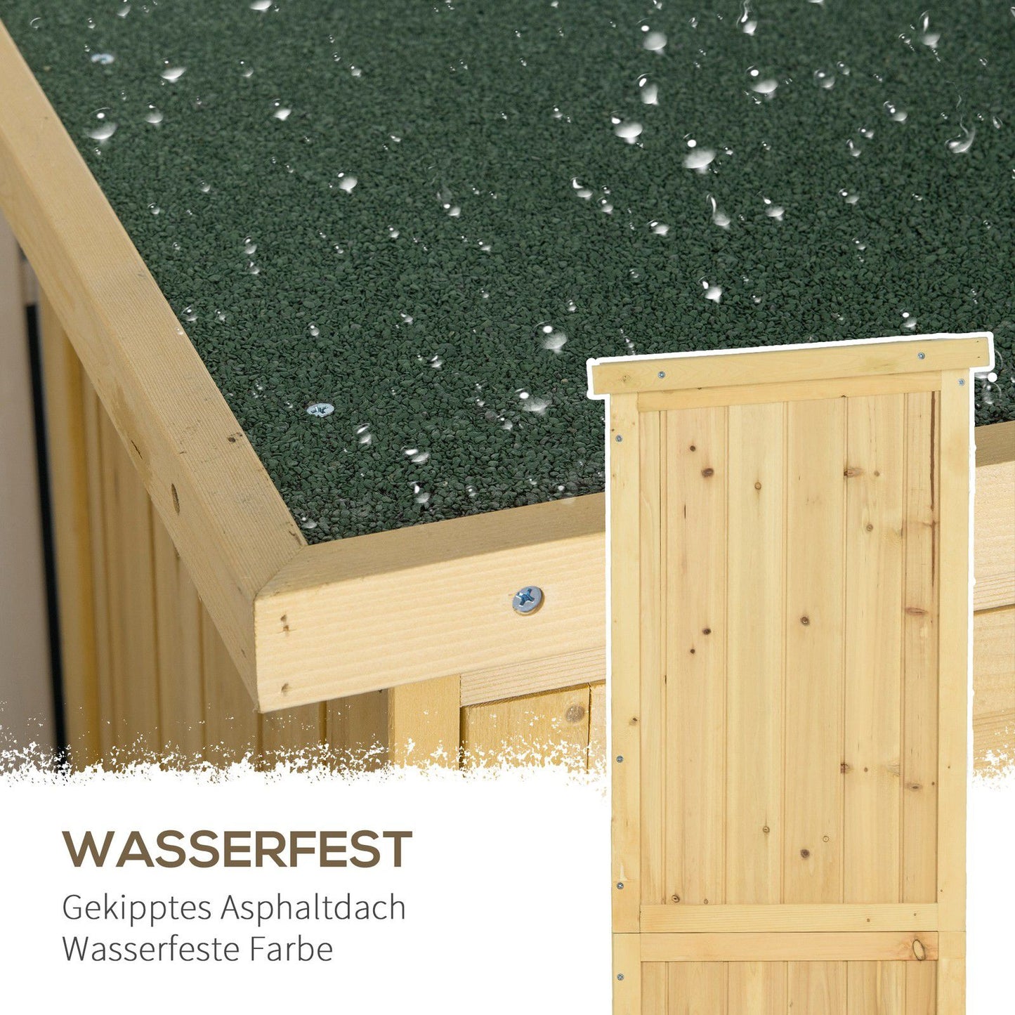 Gartenschrank Geräteschuppen 160cm Geräteschrank Schrank Gartenmöbel
