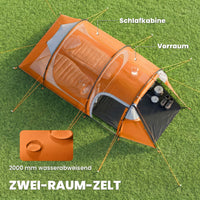 Tunnelzelt Campingzelt Outdoor Camping 426x206x154cm Wasserdicht