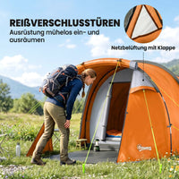 Tunnelzelt Campingzelt Outdoor Camping 426x206x154cm Wasserdicht