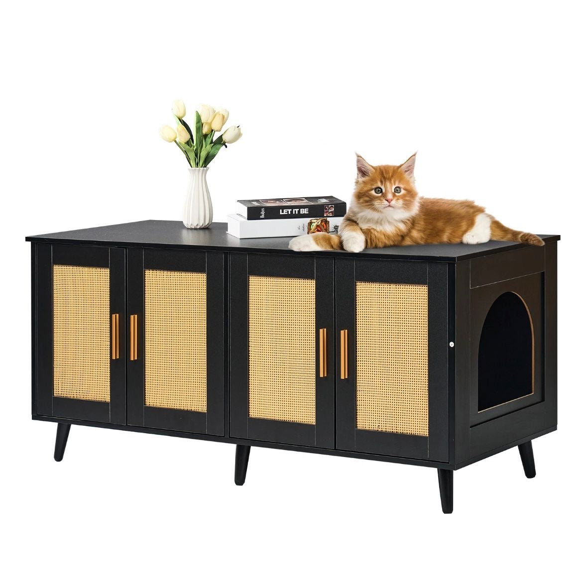 Katzentoilette Katzenklo Schrank Katzenhaus Katzenschrank Katzen