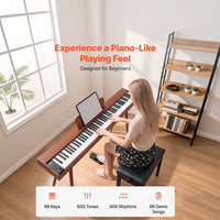 Digitalpiano 88 Tasten Piano Digital Instrument Elektrisch USB MIDI