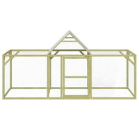 Hühnerkäfig Holz Kiefer Hühnerstall Gehege Outdoor Stall 300×100cm