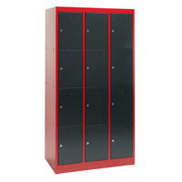 Schließfachschrank 12 Fächer Spind Schrank Schließfach Regal