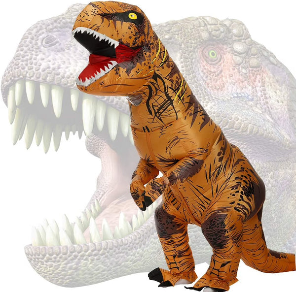 Aufblasbarer T-Rex Kostüm Partykostüm Dinosaurier Anzug