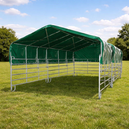 Panelzelt Weidezelt 7,20x4,00m Unterstand Zelt Lagerzelt