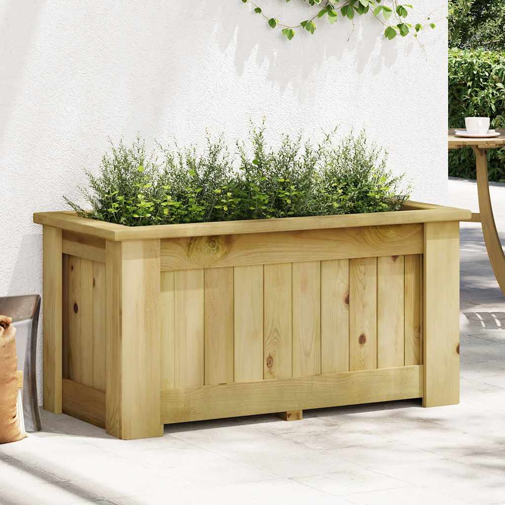 Hochbeet 100x50x50 cm Kiefernholz Pflanzkasten Garten Gemüsebeet