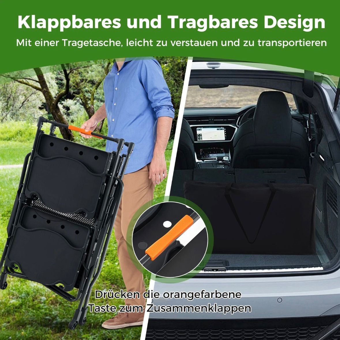 Campingküche Campingtisch Tisch Camping Tischplatte Tragetasche