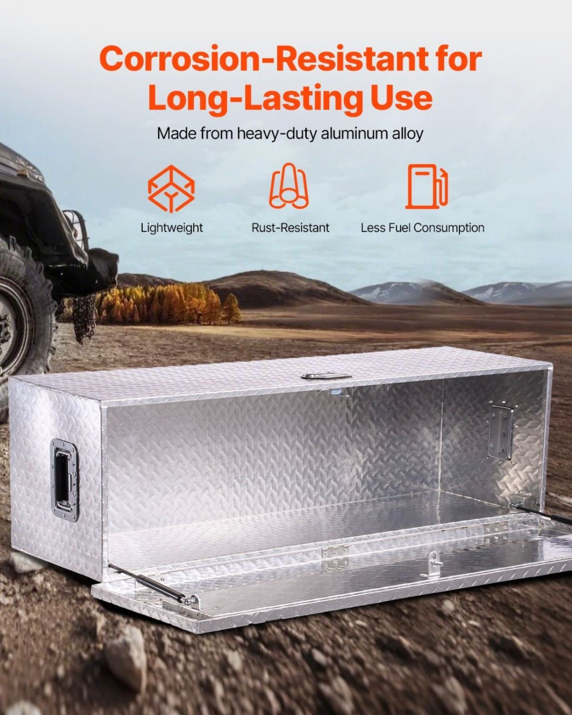 Truckbox Anhänger Werkzeugkiste Aluminium für Ladeflächen Kiste