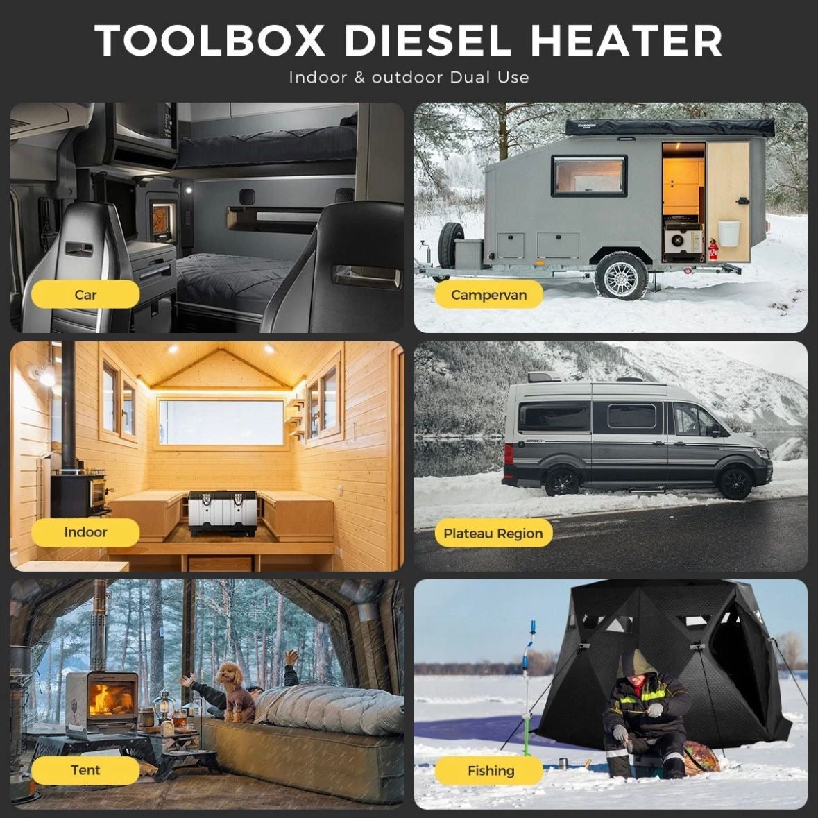 8KW Diesel Heizung Standheizung Lufterhitzer LCD Air Heater PKW 12V