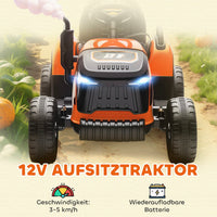 Elektrischer Kinder Traktor Anhänger 
Kinderfahrzeug Elektrotraktor