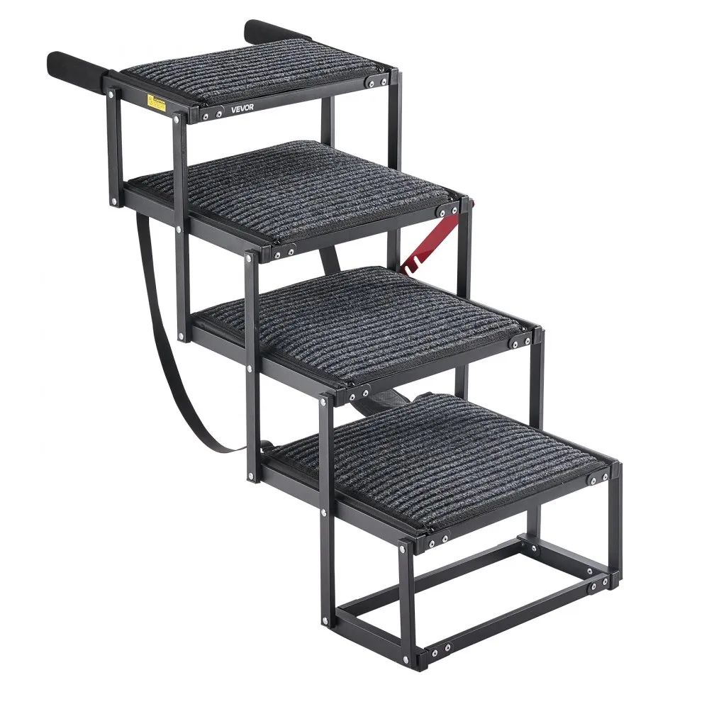 Hundetreppe Auto Einstiegshilfe Hundeleiter 4 Stufen 90 kg