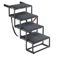 Hundetreppe Auto Einstiegshilfe Hundeleiter 4 Stufen 90 kg