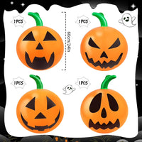 4x Halloween Aufblasbar Kürbisdeko Dekoration Gartendeko
