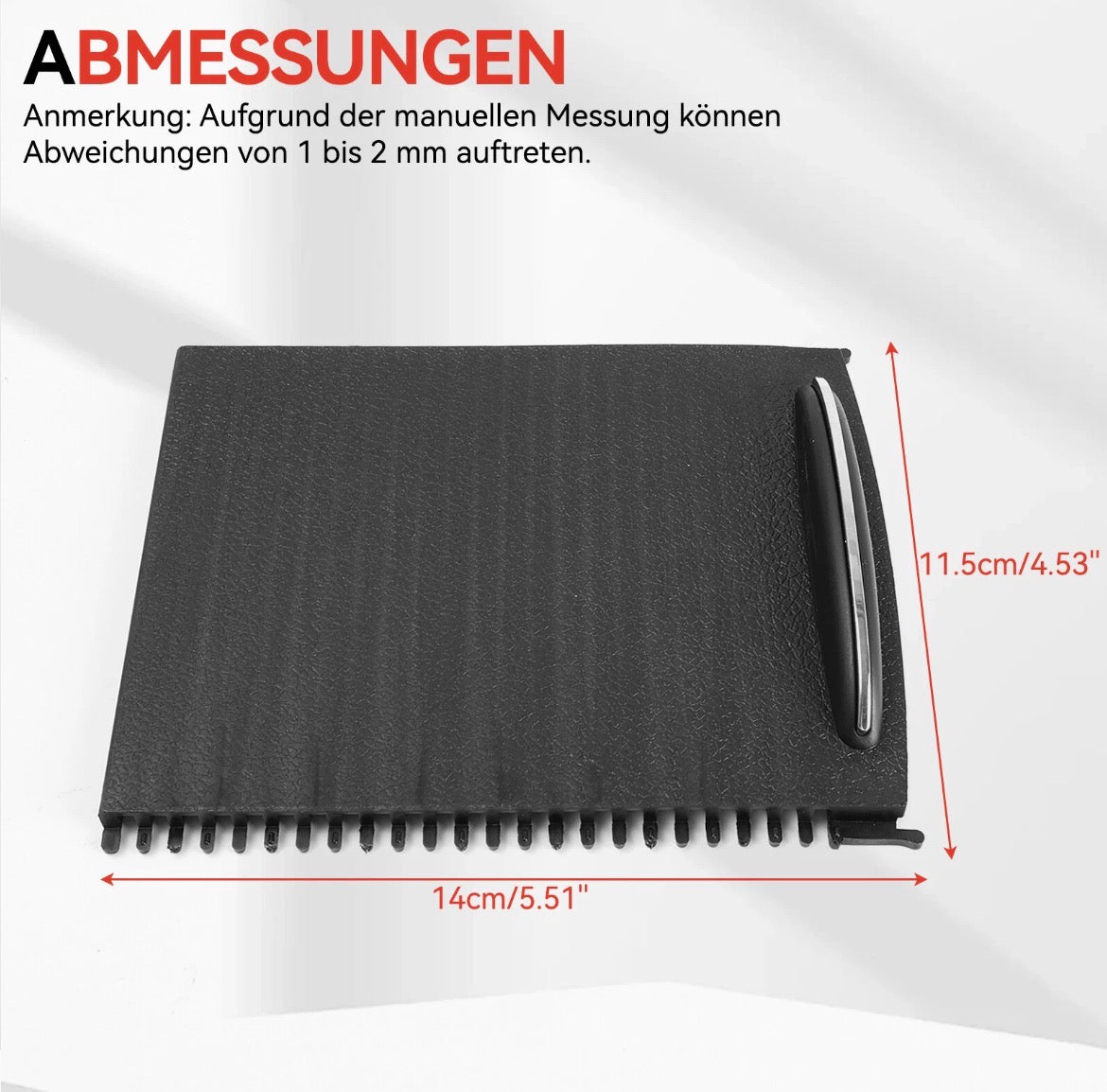 Rollo Mittelkonsolen Abdeckung Blende  Für Mercedes C-Classe W203 S203 2000-2007