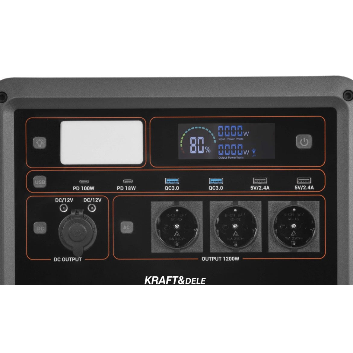 Powerstation 1152Wh 1200W Tragbare Stromversorgung