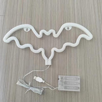 2x Halloween LED Fledermaus Wanddeko Tischdeko Dekoration Beleuchtung