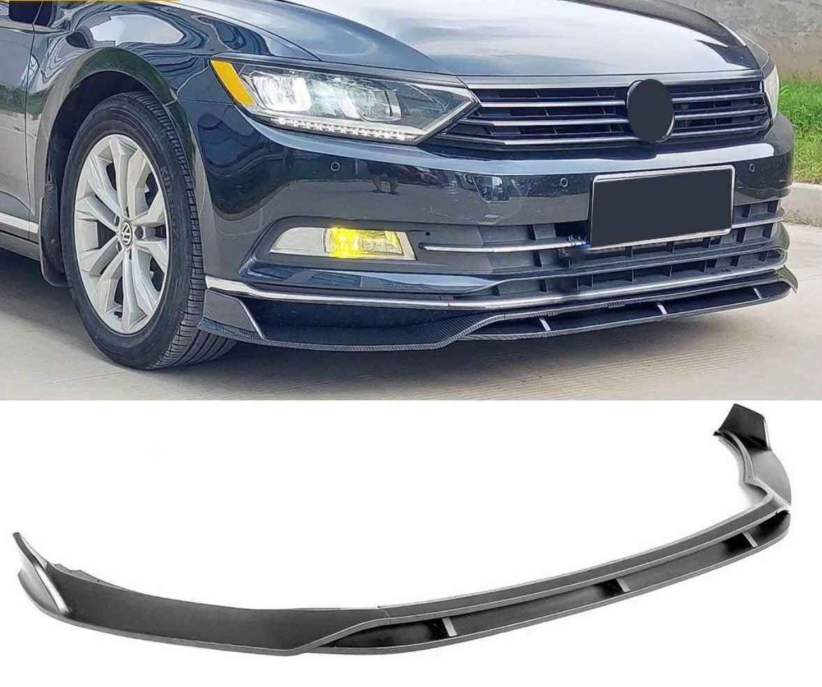 Spoilerlippe Schwarz Front Für VW Passat B8 3G 2014-2019