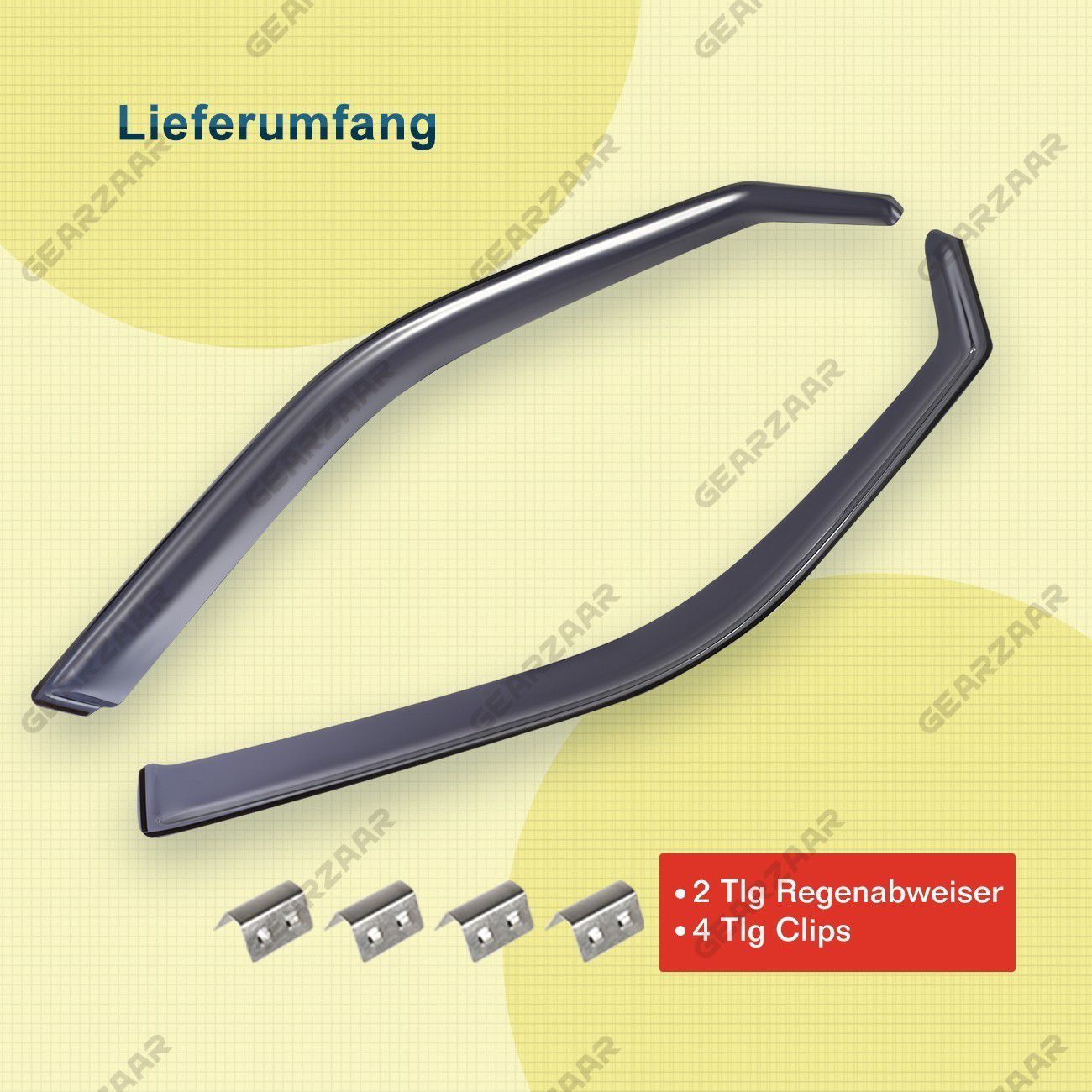 Windabweiser Regenabweiser Set Vorne Links Rechts Bus T5 T6 2003-2021