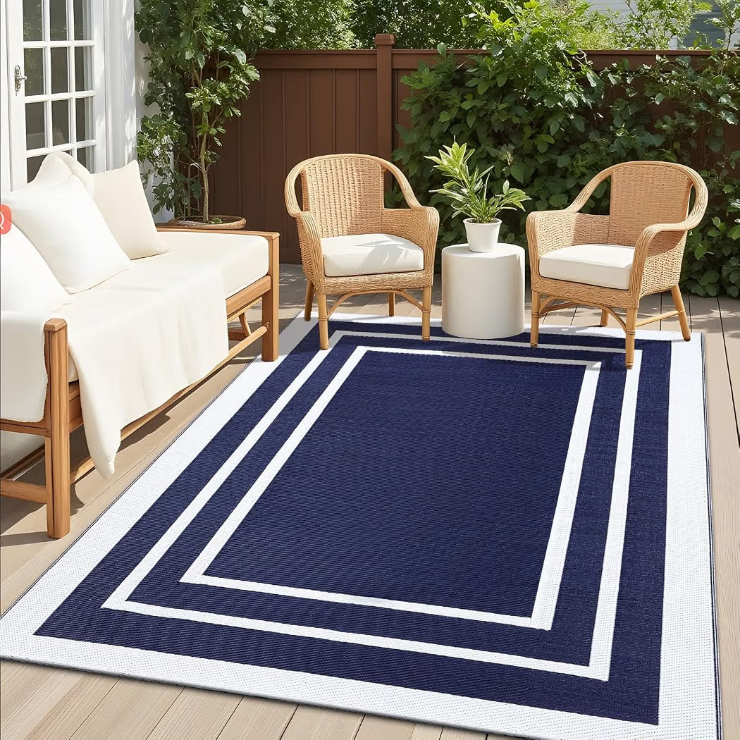 Outdoor Teppich Wetterfest 120x180cm Tragbar
