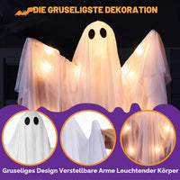 Halloween Hexenpfähle Dekoration Leuchtend Outdoor Deko