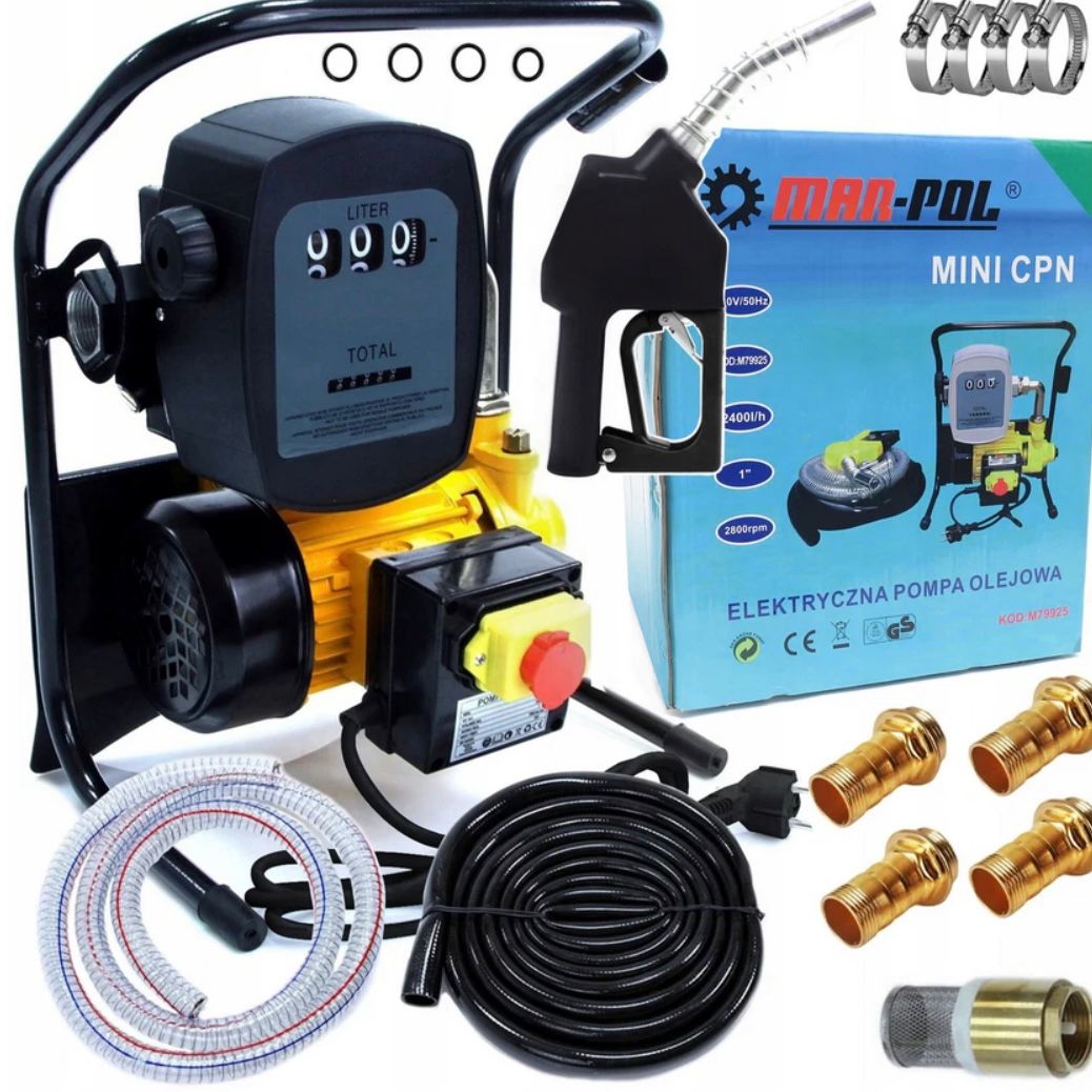 Dieselpumpe 230V Mini CPN 40L/min Heizöl Förderpumpe Tankstelle