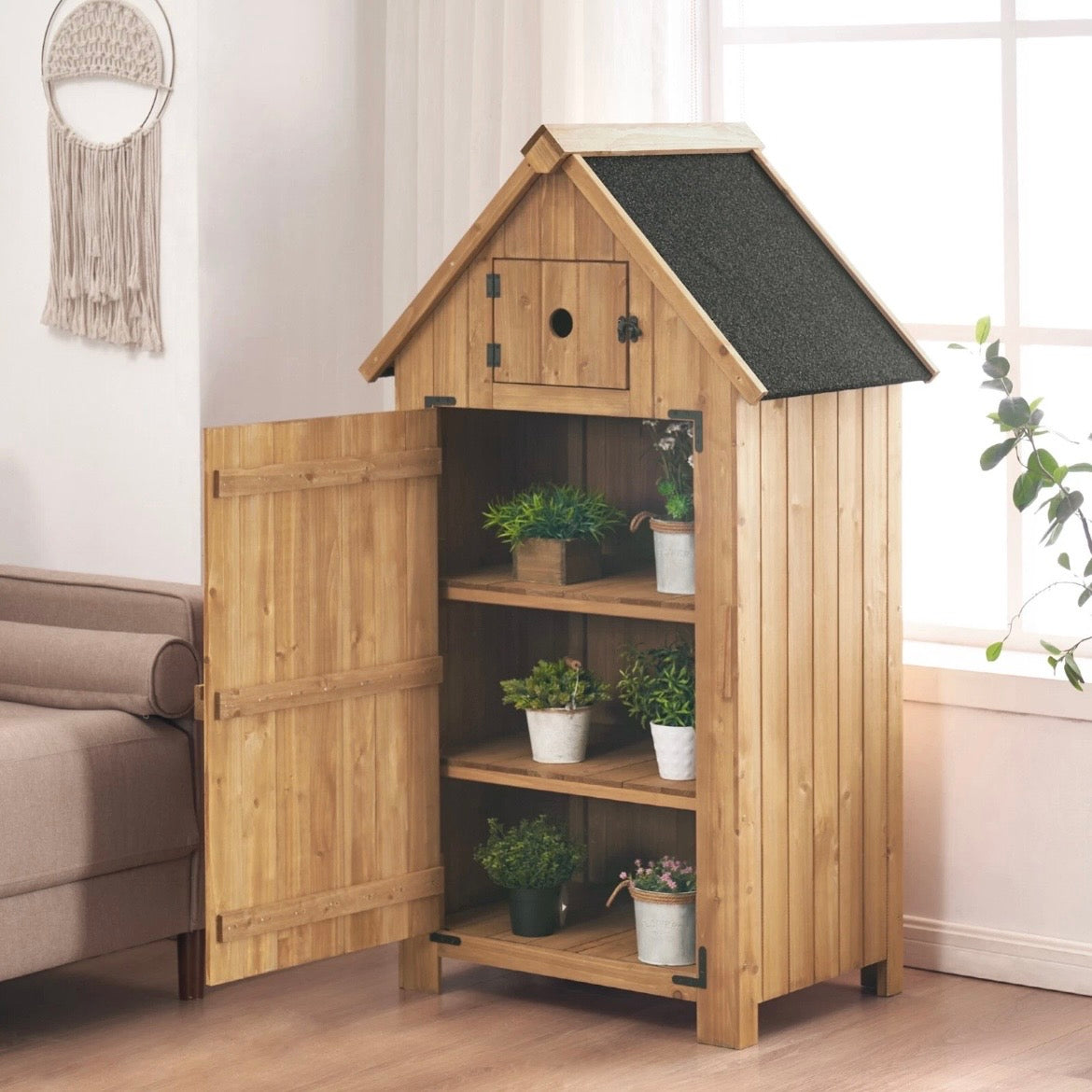 Gartenschrank Outdoor Gartenhaus Gerätehaus Wetterfest Garten Schrank