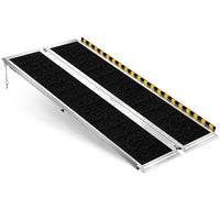 Rollstuhlrampe362kg Alu Auffahrrampe 1520x745mm Rampe Rohlstuhl