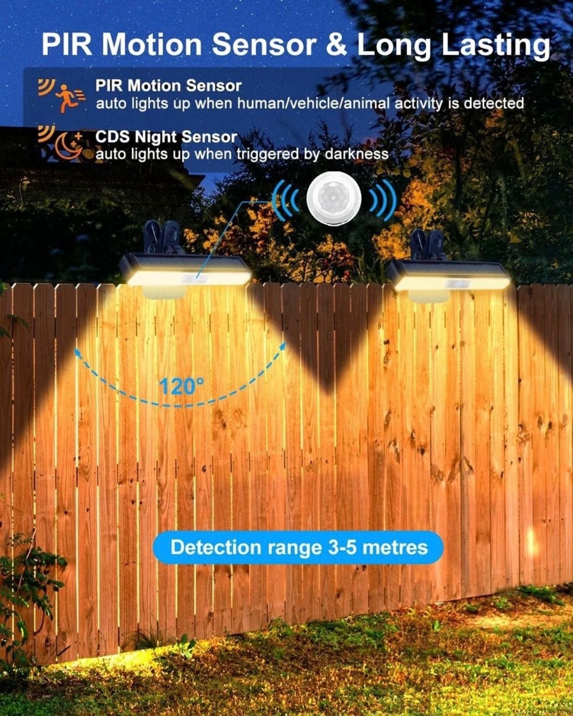 2x Solarleuchten Solarleuchte Beleuchtung Lampe Solarlampe