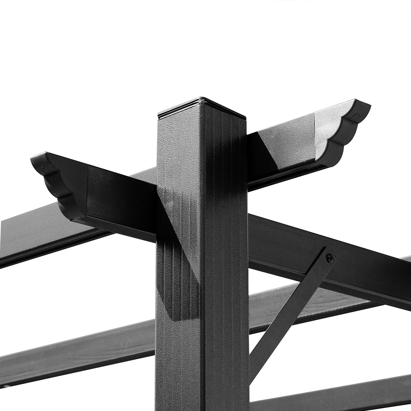 Pergola Pavillon einstellbares Stoffdach 3x4m Aluminium Terrassenüberdachung