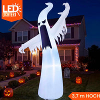 LED Halloween Geist 3,6m Aufblasbar Gartendeko Deko Halloween